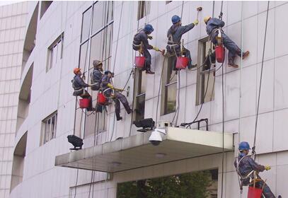 高空清洗外墻施工方法